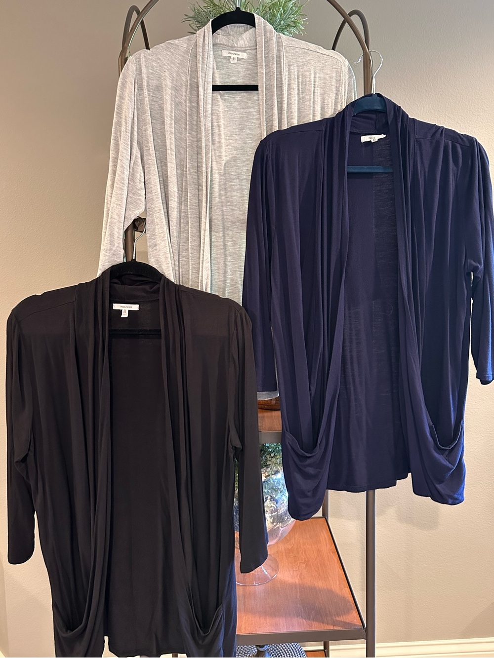 Set of 3 ~ Maurices  3/4 Sleeve Slouch-pocket Lightweight Cardigans